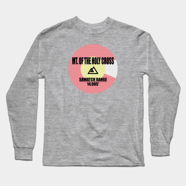 Mt. Of The Holy Cross Long Sleeve T-Shirt by esskay1000